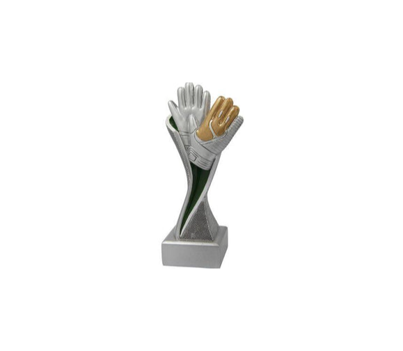 Torwarthandschuh Pokal FG4025 - 17 cm / Silber Gold Grün