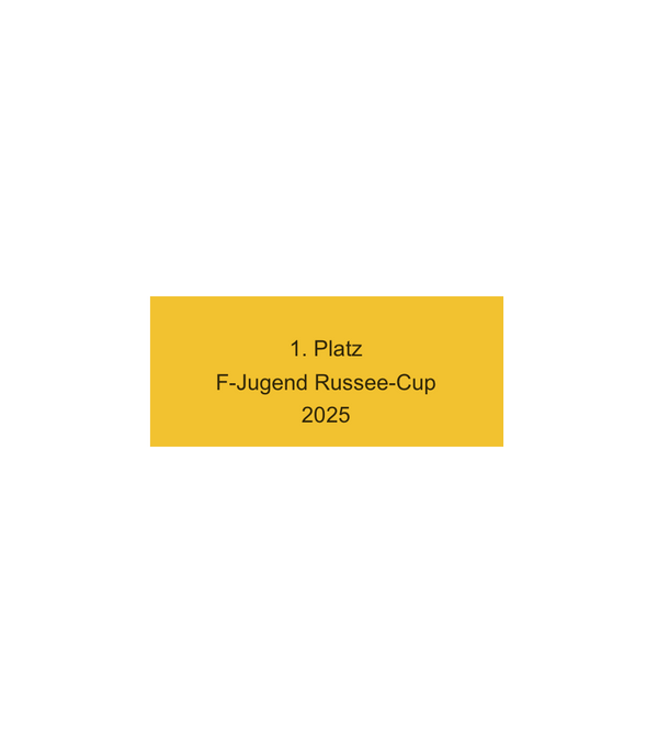 Fussballpokal 87-0 - Gold Schwarz / 55 cm