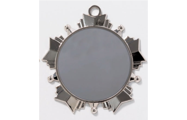Zamak-Medaille 9229 Ø 70mm - Silber / 70 mm
