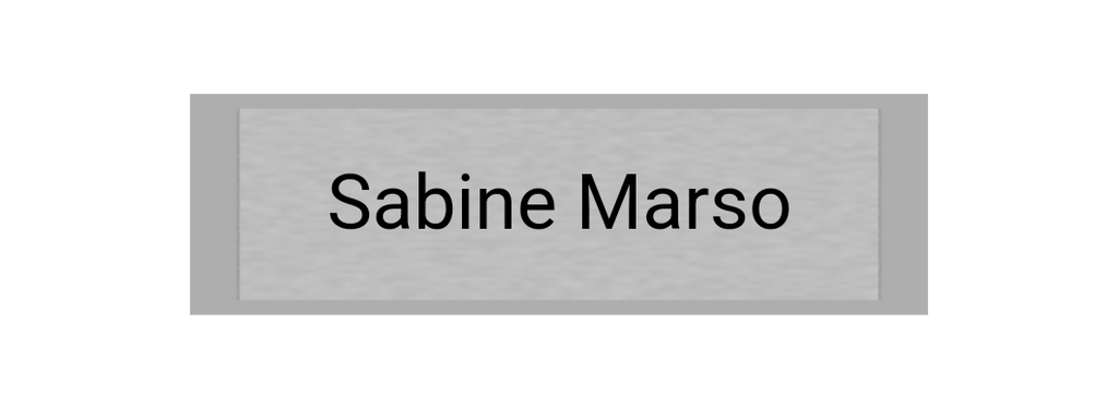 Gravurschild Silber selbstklebend - Silber / 100 x 30 mm