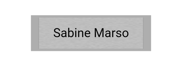 Gravurschild Silber selbstklebend - Silber / 100 x 30 mm