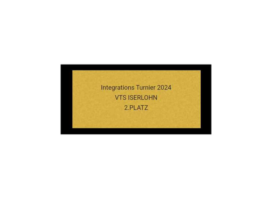 Fussballpokal 87-0 - Gold Schwarz / 39 cm