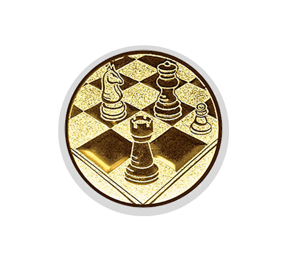 Glastrophäe 136-0 Schild & Emblem (B-Ware) - Blau Spiegelglas / 20 cm