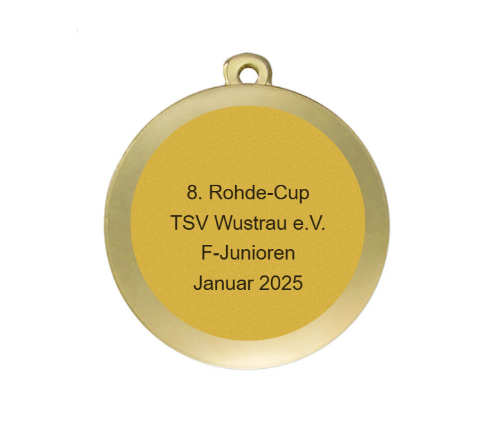 Medaille Fußball D112A Ø 50mm - Gold / 50 mm