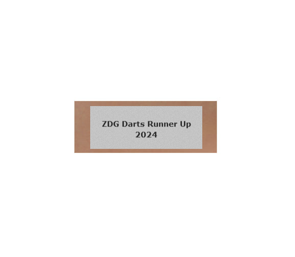 Glas Pokal Dart FG011 - 15 cm / Transparent Schwarz