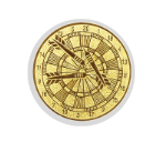 Glas Ständer W19x Schild & Emblem - 21.5 cm / Auswahl Weiß