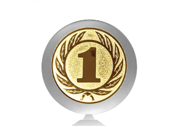 Pokal Serie 182 - 30 cm / Silber Gold