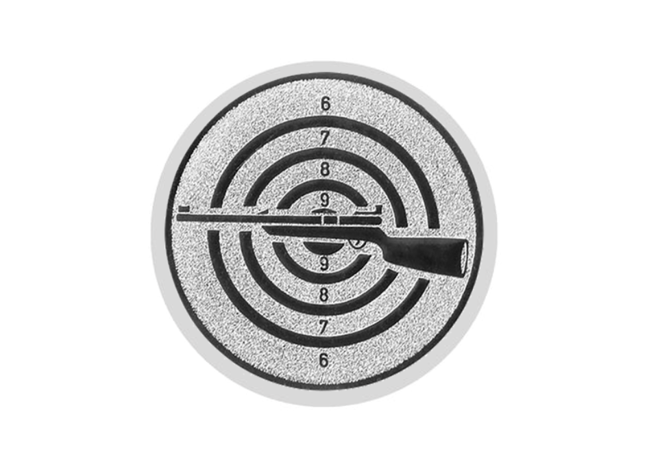 Glas Pokal 8805 blau Schild & Emblem - Silber Blau / 20 cm