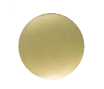 Glastrophäe 162-4 Schild & Emblem (B-Ware) - 20 cm / Blau Spiegelglas