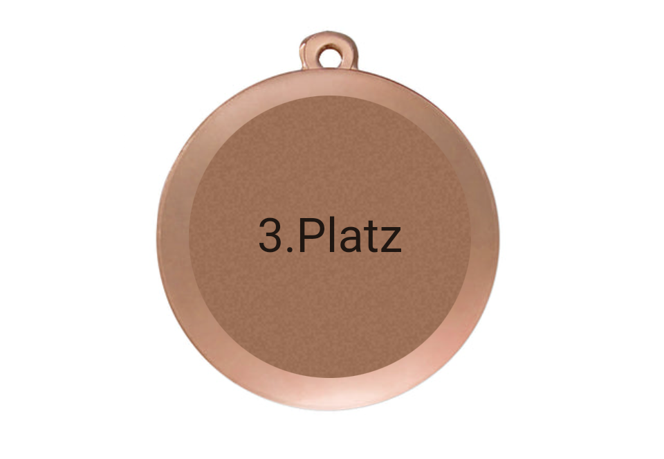 Medaille Fußball D112A Ø 50mm - Bronze / 50 mm