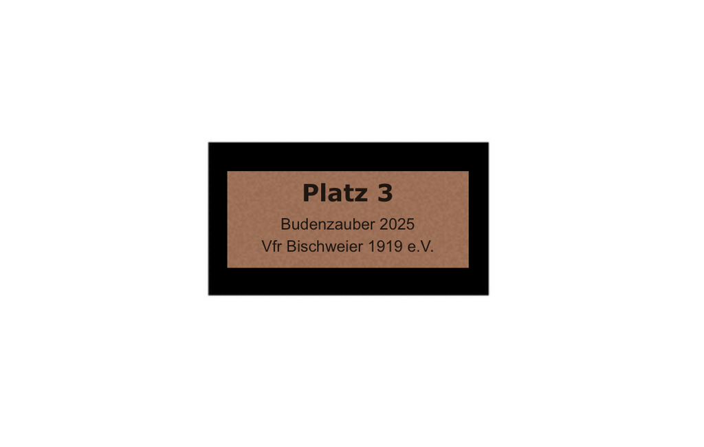 Fußballfigur A450 - Silber Schwarz / 14 cm