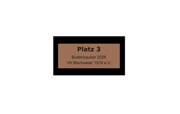 Fußballfigur A450 - Silber Schwarz / 14 cm