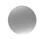 Wellenschliffpokal Schild & Emblem - Transparent / 18 cm