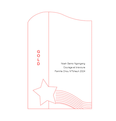 Glas Pokal 137-1 Lasergravur - Gold / 19 cm / Laser-Gravur