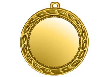 Medaille 9175 Ø 70 mm - Gold / 70mm