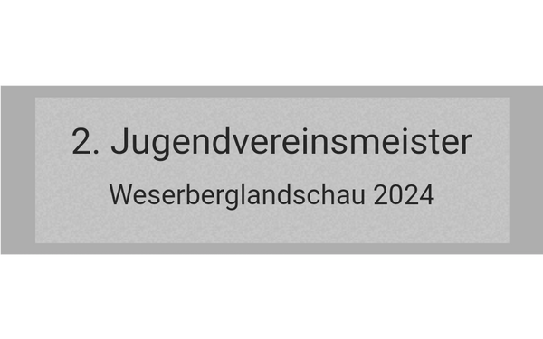 Gravurschild Silber selbstklebend - Silber / 80 x 25 mm