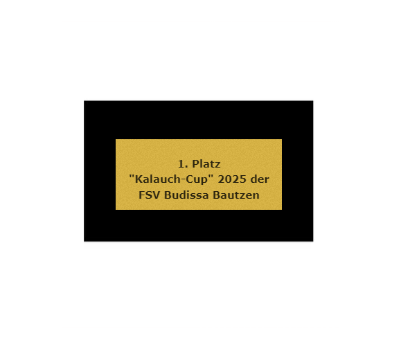 Fussballpokal 87-0 - Gold Schwarz / 55 cm