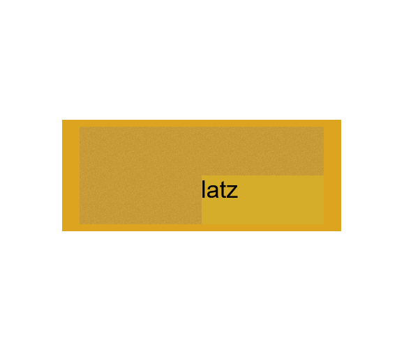 Gravurschild Gold selbstklebend - Gold / 50 x 20 mm