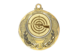 Medaille 028L Ø 40 mm - Gold / 50 mm