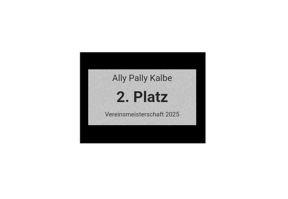 Pokalserie X161 Dart - Silber Mehrfarbig / 26.5 cm