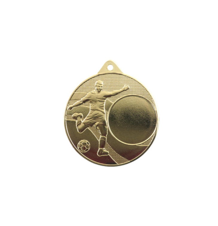 Medaille Fußball 396 Ø 50 mm - Gold / 50 mm