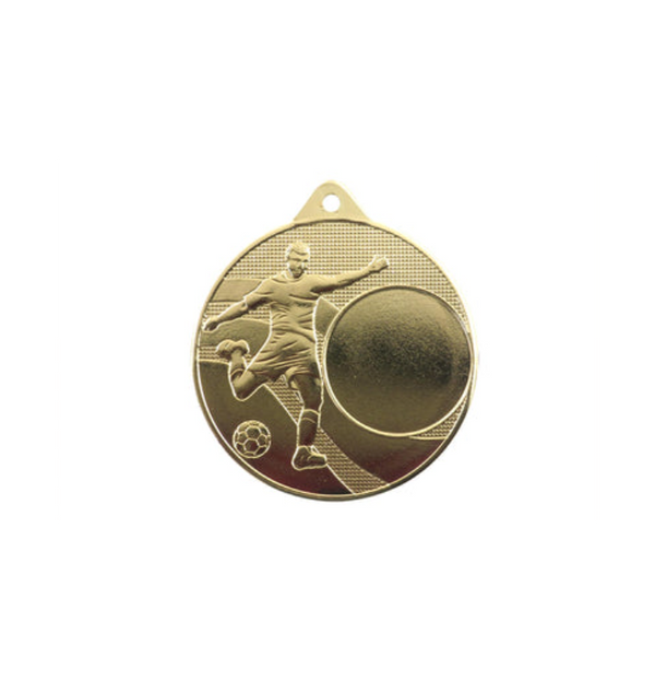 Medaille Fußball 396 Ø 50 mm - Gold / 50 mm
