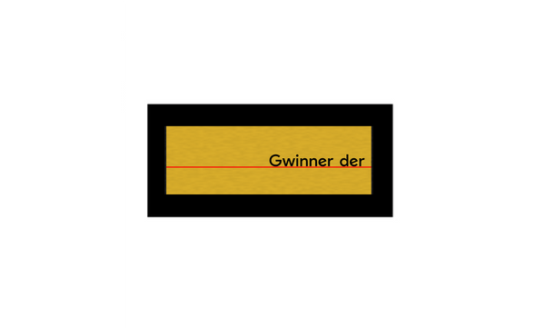 Hollywood Classic Award in Gold - Gold / 24 cm