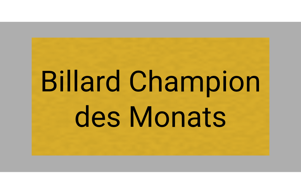 Billard Pokal TU0059 - 29 cm / Silber Mehrfarbig