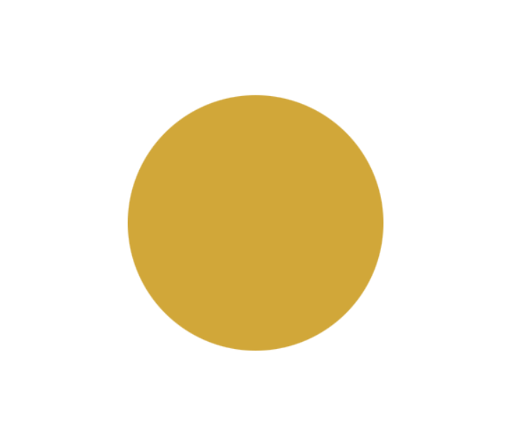 Aluminium-Emblem - 25 mm / Gold/Alu