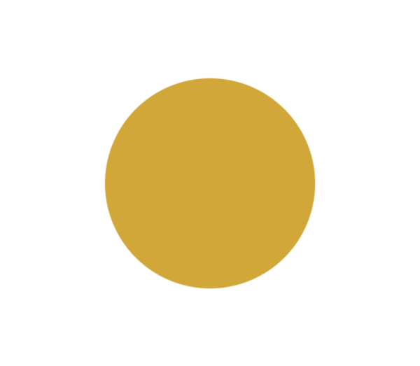 Aluminium-Emblem - 25 mm / Gold/Alu