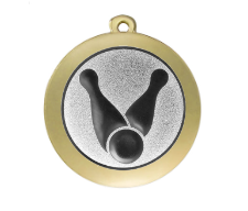 Glasmedaille 67364 Ø 70mm - Gold / 70 mm