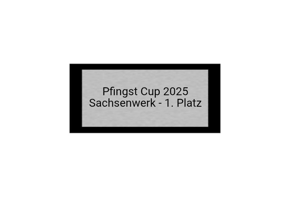 Fußballpokal 87-0 - Gold Schwarz / 39 cm