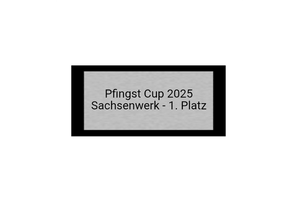 Fußballpokal 87-0 - Gold Schwarz / 39 cm