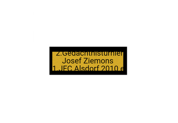 Fußballfigur Kicker P20 - Silber / Schwarz / 15 cm / Montage