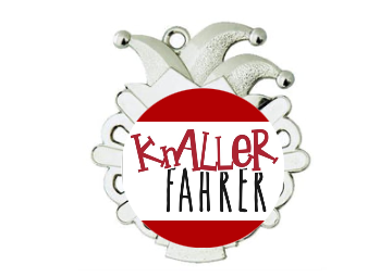 Karnevals Medaille D54-S - Silber / 50x56x2mm