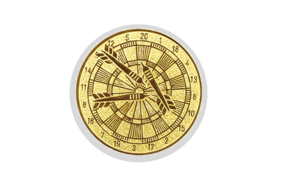 Glas Pokal 3526 Schild & Emblem - Transparent / 19 cm