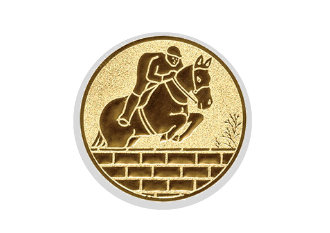 Glas Pokal 8805 blau Schild & Emblem - Silber Blau / 16 cm