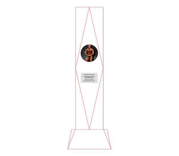 Crystal President Award 7946 - Klar / 35 cm / Farbdruck