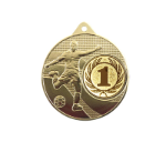 Medaille Fußball 396 Ø 50 mm - Gold / 50 mm