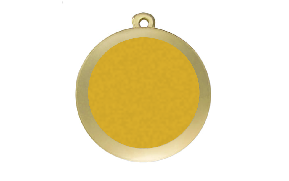 Frauen Fußball NZ18D  Ø 50 mm - Gold / 50 mm