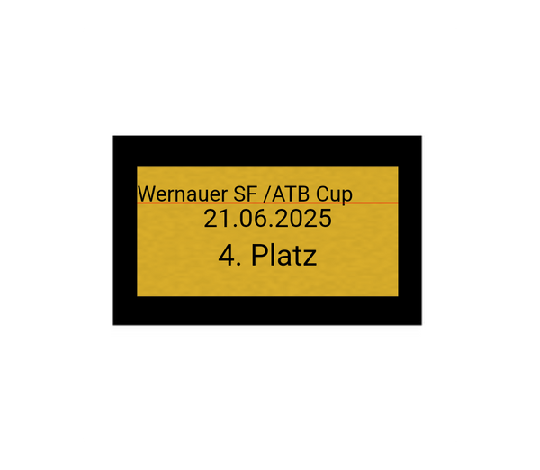Fußball Pokal 85-3 teilweise begrenzt! - Silber Gold / 28 cm