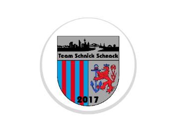 Glas Pokal 8805 blau Schild & Emblem - Silber Blau / 20 cm