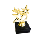 Mini Pokal Stern 190-G - Gold / 10 cm