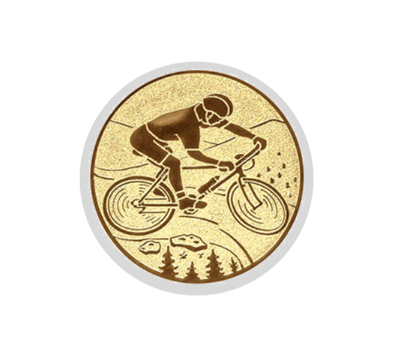 Glastrophäe 136-2 Schild & Emblem - Bunt / 13 cm