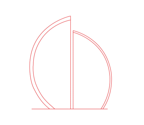 Indigo Burner Award 73201 - Transparent Blau / 23.5 cm / Laser-Gravur