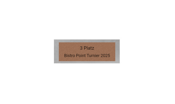 Dart Pokal FG4121 - 14.5 cm / Silber Mehrfarbig