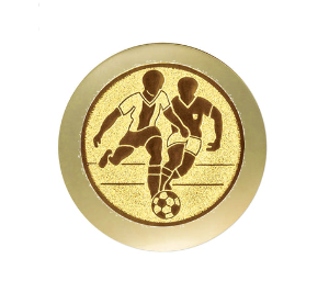 Fußball Trophäe 3963 - Bronze Gold / 31 cm