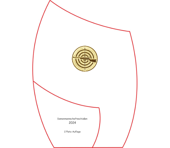 Glas Pokal 8808 Blau Lasergravur - Transparent Blau / 18.5 cm / Laser-Gravur