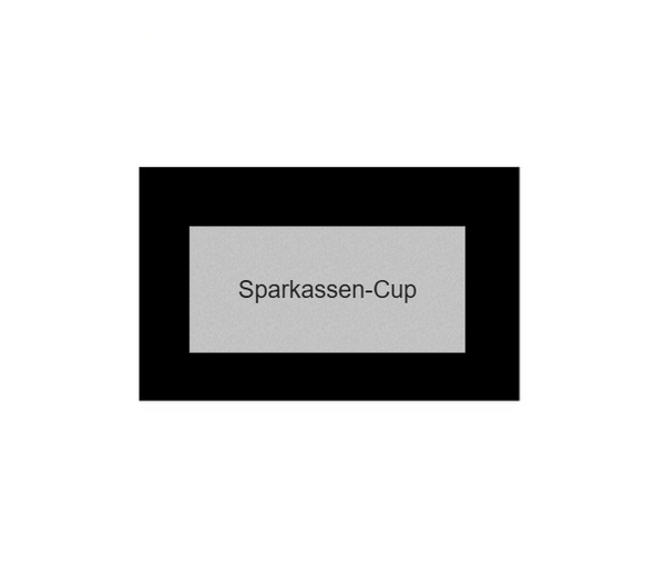 Fußball Pokal 85-3 - Silber Gold / 36 cm