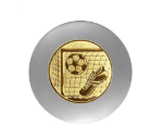 Holztrophäe 129-1 - 28 cm / Holz/Gold